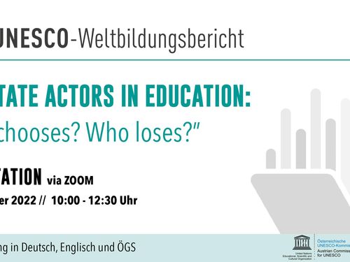 Österreich-Präsentation des UNESCO-Weltbildungsberichts: Nicht-staatliche Akteure im Bildungswesen